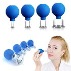 Dual Shape silicone face cupping massage set vacuum facial cupping cup