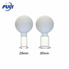 2 Pcs 15/25mm White Vacuum Silicone Cupping Body Massager Anti Cellulite Vacuum Cans Silicone Suction Cupping Cups