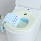 Postpartum Care Toilet Seat Sitz Bath Deep Enough Relieve Pain with Flusher