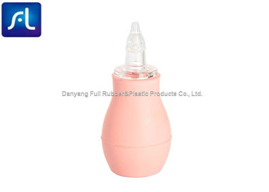 Pink PVC Bulb Ear Syringe , High Performance Safe Baby Nose Aspirator