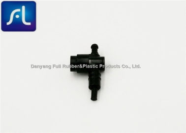 Black Plastic Flow Control Valve Eco Friendly Light Weight OEM Available