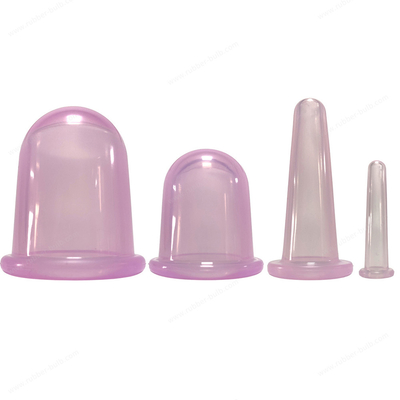 Reusable Moisture Absorption Facial Silicone Cupping Kit Different Colors Oem Package