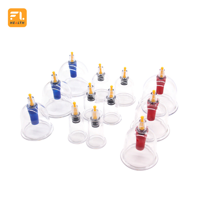 13pcs/Set Vacuum Cupping Cups Acupuncture Massage Cupping Jars Aspirating Treatment