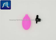 Rose Red PVC Blood Pressure Bulb , Reusable  Clear Sphygmomanometer Pump