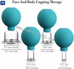 Silicone Rubber Glass Massage Cupping Set For Stimulating Collagen