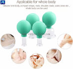 15cm Silicone Glass Facial Cupping Set For Home Spa