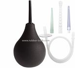 Black Silicone medical rubber Enema Bulb 7.6oz With 19.7in Hose