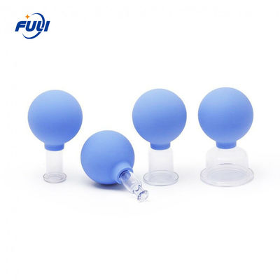 4 Pcs Cupping Facial Set For Face And Eye Cupping Massage Facial Cupping Set Silicone Cups With Exfoliating