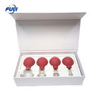 15/25/35/55mm 4 pcs rust red  Facial Cupping   And Face Anti Cellulite  Massage Cups
