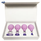 4 Pieces Facial Cupping Set - Vacuum Suction Cups, Silicone Cupping Therapy Set, Works For Fine Lines And Wrinkles