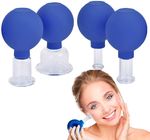 4 Pcs 15/25/35/55mm Cupping Glass Set  Cupping Therapy Set Glass Fire Cupping Hijama Cups Glass Set