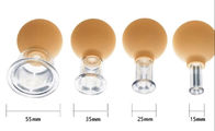Low price promotion high quality vacuum cupping 4 piece set rubber straw glass cupping noodle cupping massager