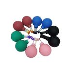A Set Of Four Different Size Black Massage Cup Sets Silicone Anti-Cellulite Cup Reusable Facial And Body Cupping Device