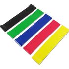 5 Level Tpe Latex Silicone Fitness Stretching Bands 600*50mm