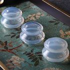 4pcs Silicone Massage Cups Vacuum Suction Massage Silicone Collapsible Mug Retractable