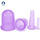 Facial Pliable Silicone Cupping Set 70x80mm For Face And Neck