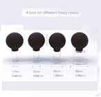 Facial Cupping Therapy Sets Cup Massage,4 Pieces Silicone Vacuum Suction Lymphatic Drainage Massage Cupping Tool