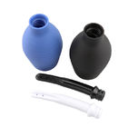 Male Female Medical Silicone Rubber Enema Bulb Kit With Lube Rubber Suction Bulb Syringe