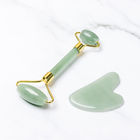 Jade Roller And Gua Sha Kit For Reducing Puffiness, Wrinkles, Fine Lines