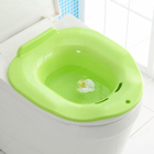 Foldable Squat Free Sitz Bath, Discreet Over The Seat Sitz Bath to Treat Postpartum Wounds, Hemorrhoids, Perineal Care