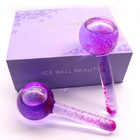 OEM Premium Custom Private Label Frozen Cryo Cooling Massager Pink Ice Globes for Face