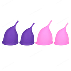 Menstrual Cups Soft Flexible Medical Grade Silicone Period Cups With Storage Bag