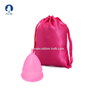 Silicone Lady Menstrual Cup OEM Customize Logo Colorful Foldable Reusable
