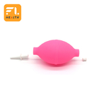 Pink Soft Plastic Camera Cleaning Air Blower Customized Logo High Performance