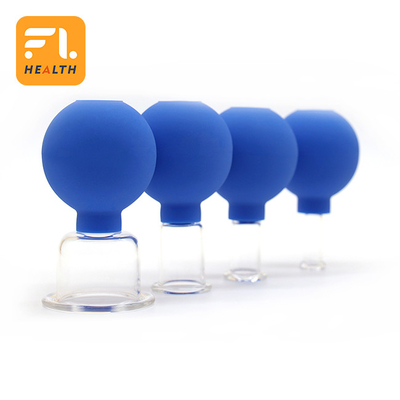 2 Pcs Silicone Massage Cupping Anti Cellulite Set Facial Vacuum Suction Cups Multiple Uses For Muscle Knee Pain