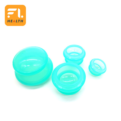 4 Pcs Silicone Massage Cupping Set Vacuum Cupping Acupuncture Cupping Therapy Set Professional Body Massage Cup