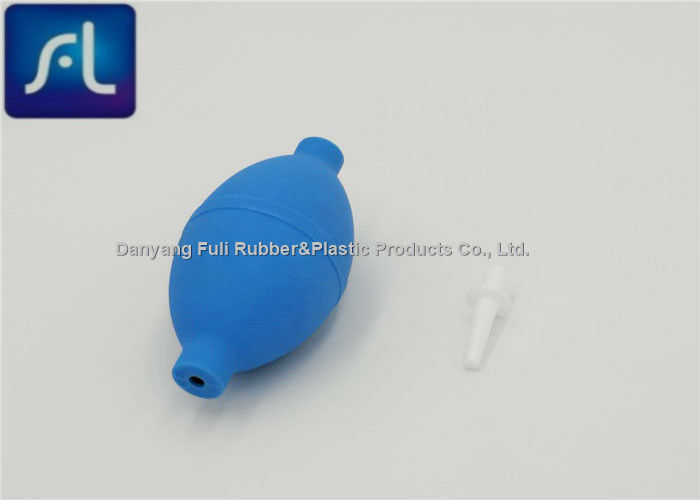 Blue Light Weight Rubber Dusting Bulb Good Elasticity High Performance