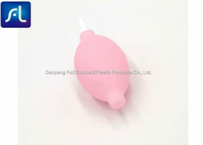 Pink Soft Plastic Camera Cleaning Air Blower Customized Logo High Performance