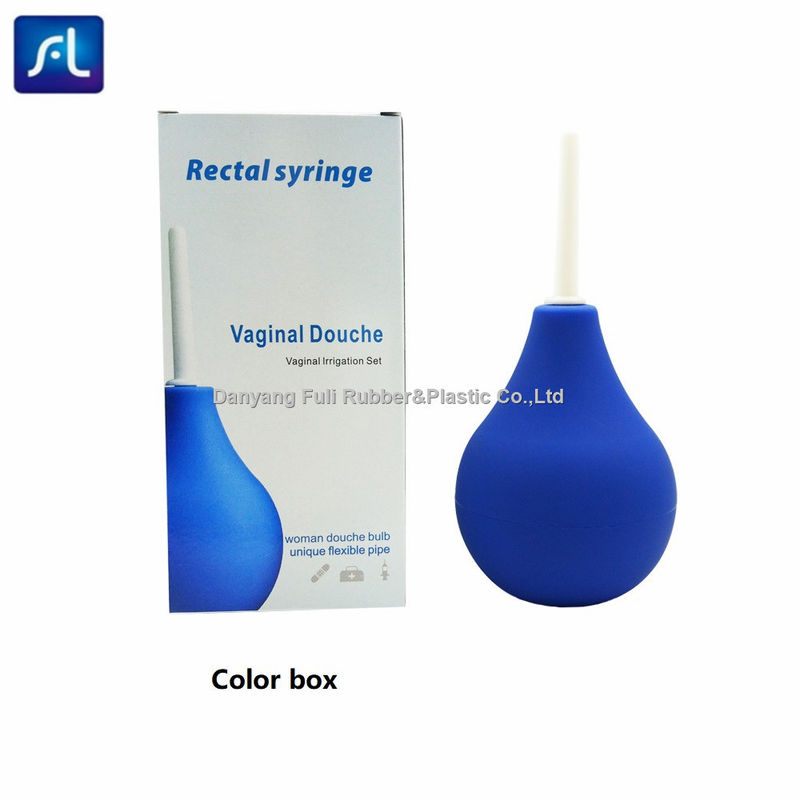 Black and Blue Durable Rubber Bulb, Enema injection,Bladder irrigation,Douche,Good suction