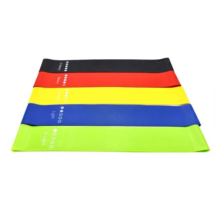 Anti Slip 0.7mm Fabric Loop Resistance Bands With 5 Resistance Levels