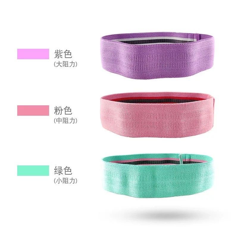 Specification  Anti Slip Cotton Fabric Resistance Bands For Butt Exercise