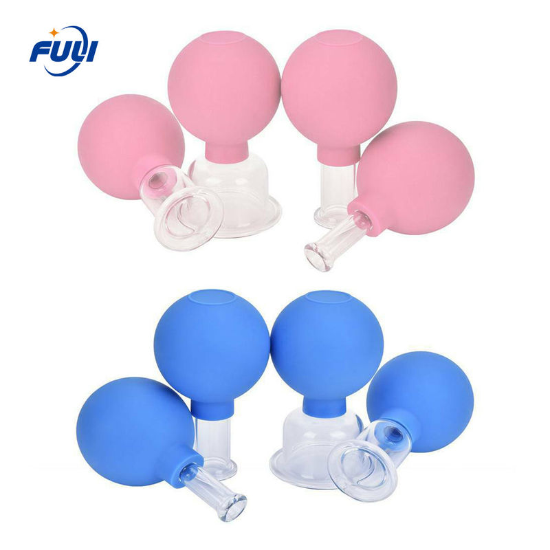 4 Pcs A Set Moisture Traditional Chinese Medicine Device Therapy Cellulite Cups Set Silicone Cupping
