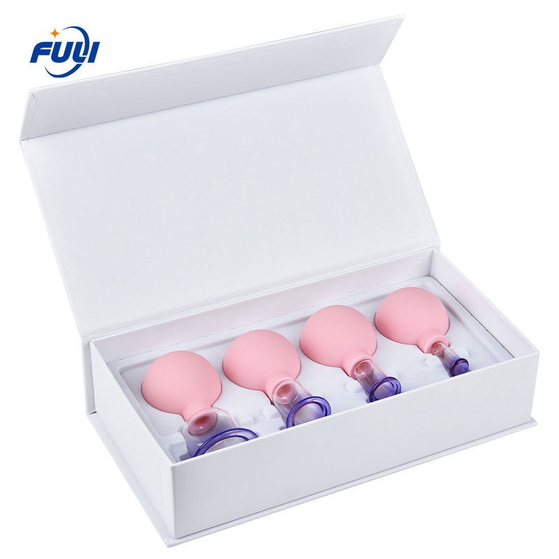 15/25/35/55mm 4 Pcs  Health Care Silicone Massage Cupping Set Silicone Facial Massage Cupping Cups Anti Wrinkle