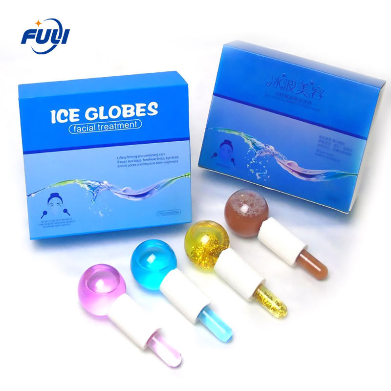 Face Ion Ems Ice Globe Facial Massager Fraicheur Ice Globes Roller Ball Facial Ice Globes