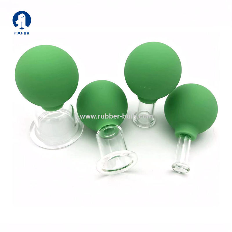 Facial Vacuum Massage Suction PVC Silicone Glass Cupping Set Anti Cellulite