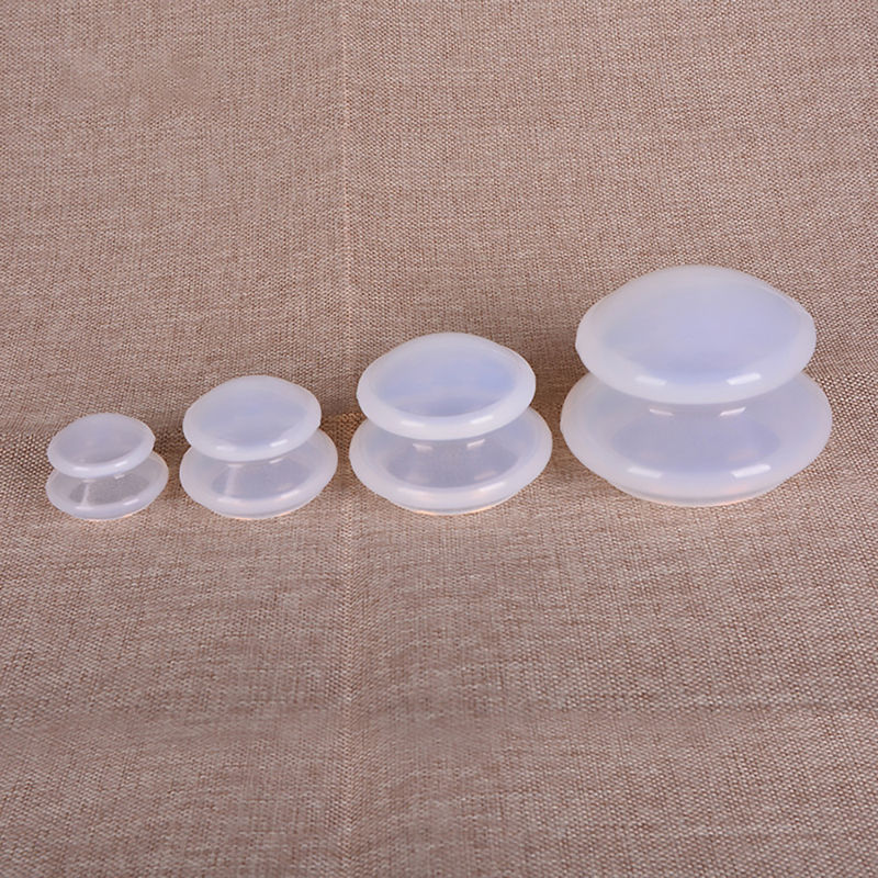 Silicone Massage Strong Vacuum Suction Cups Anti Cellulite 4pcs