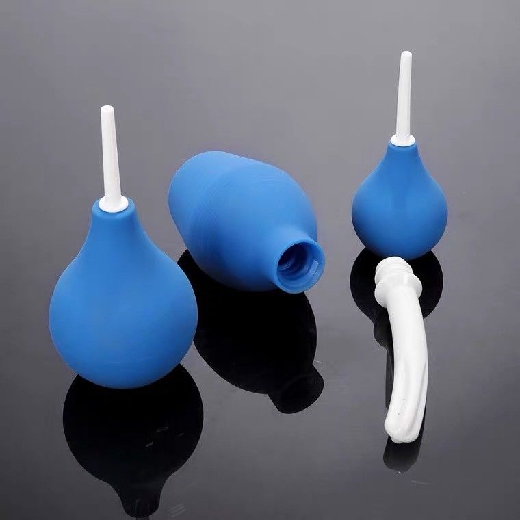 Easy Squeeze Enema Bulb Flexible Tip Anal Silicone Douche Bpa Phthalates Free
