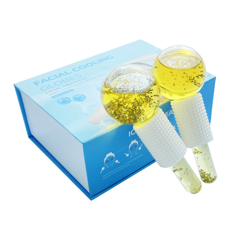 Face &amp; Eye Puffiness Relief Ice Globes Facial massager Increasing Collagen