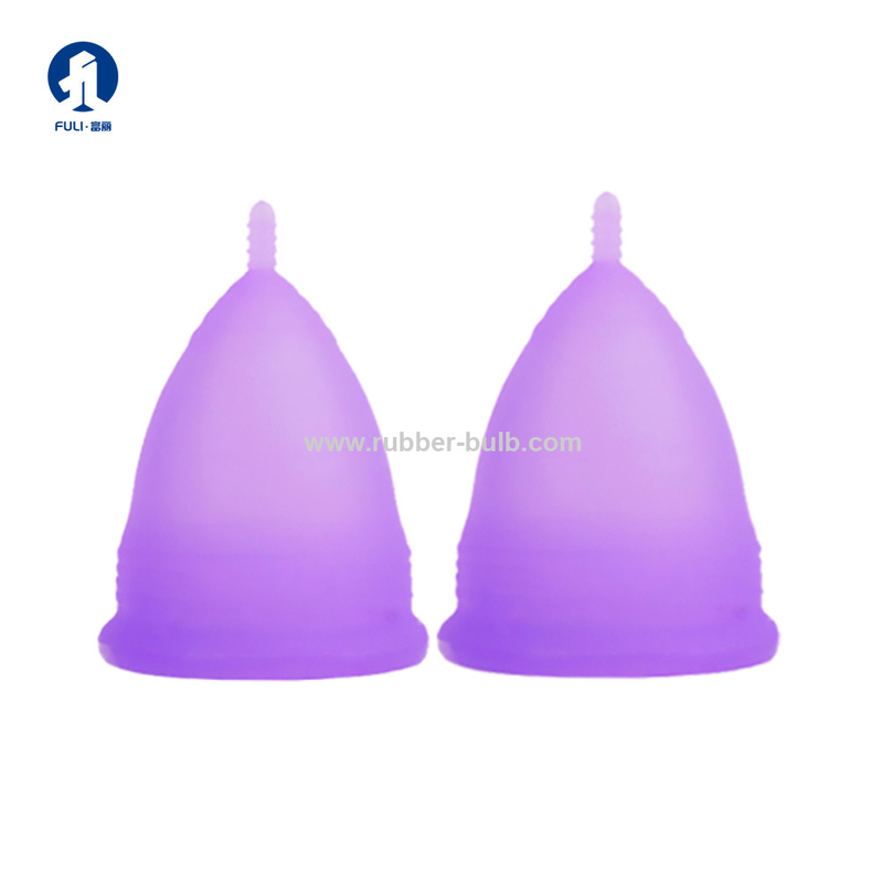 Silicone Lady Menstrual Cup OEM Customize Logo Colorful Foldable Reusable