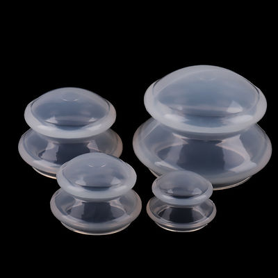 4 Pcs Cupping Therapy Sets Silicone Anti Cellulite Cup Silicone Vacuum Suction Cupping Cups For Muscle And Pain