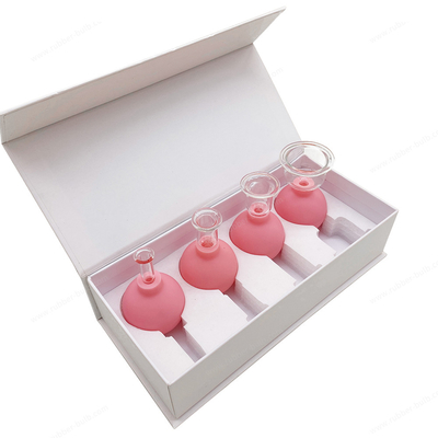 Facial Beauty 55cm Silicone Glass Cupping Cups