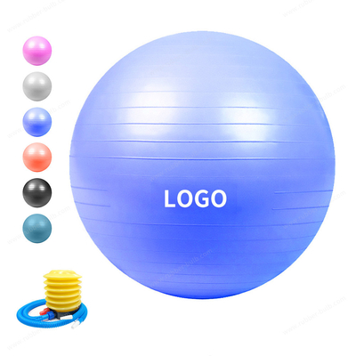 55cm 65cm 75cm Anti Burst Custom Pvc Colorful Exercise Yoga Ball With Pump
