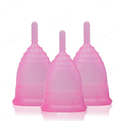 Female Period Medical Silicone Menstrual Cup 1pc Recyclable Collapsible