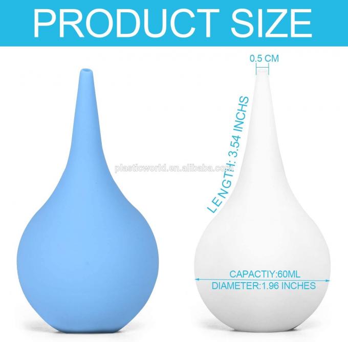 Strong Air Blowing 75ml Soft Rubber Bulb Ear Syringe For Children