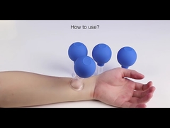15/25/35/55mm Cupping Set With White Bulb Massage Set