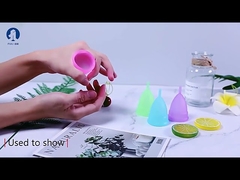 Menstrual Soft Period Cup Reduces Cramping 12 Hour Leak Protection